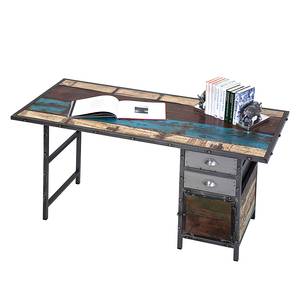 Schreibtisch Workshop Holz/Metall - Bunt