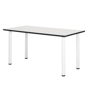 Pieds de bureau Basix (lot de 2) Blanc - Métal - Hauteur : 75 cm