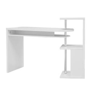 Bureau avec étagère Agency blanc