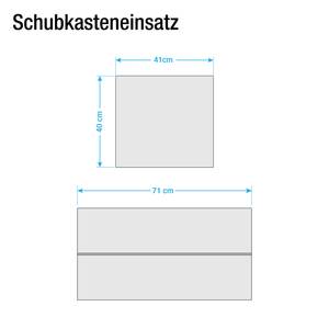 Schubkasteneinsatz Sibilla Weiß