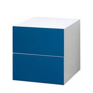 Schubladencontainer mit Glasfront Blau - Blau