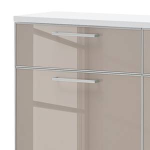 Schoenenklepkast Alavere II Taupe/wit