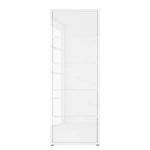 Armoire à chaussures Daytona Blanc brillant - Hauteur : 191 cm