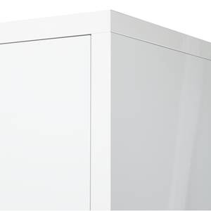 Armoire à chaussures Daytona Blanc brillant - Hauteur : 191 cm