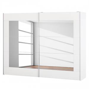 Armoire à portes coulissantes Alegro Blanc alpin - Largeur : 181 cm