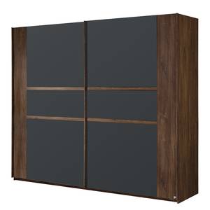 Armoire à portes coulissantes Bernau Gris métallisé - Largeur : 181 cm