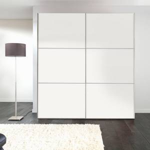 Armoire à portes coulissantes Zuri Blanc alpin - Largeur : 200 cm