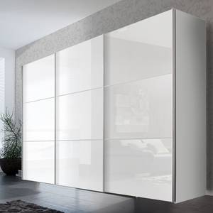 Schwebetürenschrank Bianco Hochglanz Weiß - Breite: 300 cm