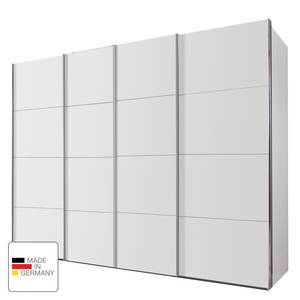 Zweefdeurkast Brüssel Alpinewit - 270 cm (4-deurs) - Zonder spiegeldeuren - Alpinewit - Breedte: 270 cm - Zonder spiegeldeuren