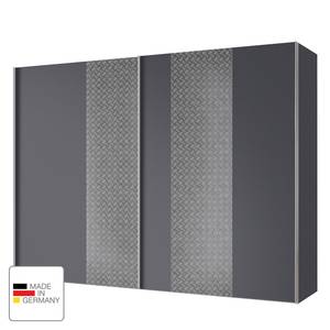Schwebetürenschrank Cando Grau / Graphit - Breite: 300 cm - 2 Türen