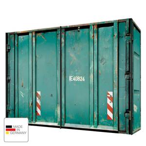 Schwebetürenschrank Cargo Türkisgrün - Breite: 300 cm