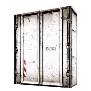 Armoire à portes coulissantes Yorkton Blanc - Largeur : 200 cm