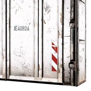 Armoire à portes coulissantes Yorkton Blanc - Largeur : 300 cm