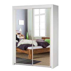 Armoire à portes coulissantes Carla I Blanc Largeur d'armoire : 156 cm - 2 portes