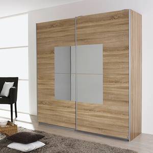 Armoire à portes coulissantes Corridore Imitation chêne de Sonoma Avec miroir 181 cm 2