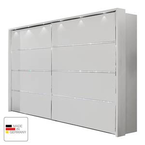 Armoire à portes coulissantes Dubai II Blanc alpin - Largeur : 300 cm - Avec cadre passepartout