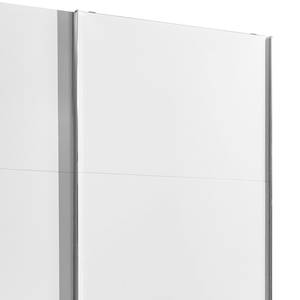 Schwebetürenschrank level 36A Beige - Weiß - Holzwerkstoff - 200 x 216 x 58 cm