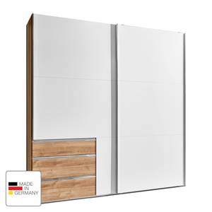 Armoire à portes coulissantes level 36A Beige - Blanc - Bois manufacturé - 200 x 216 x 58 cm