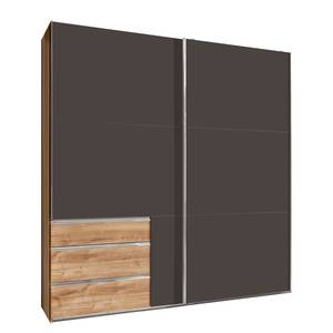 Schwebetürenschrank level 36A Beige - Grau - Holzwerkstoff - 200 x 236 x 58 cm