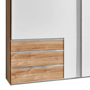 Schwebetürenschrank level 36A Beige - Weiß - Holzwerkstoff - 250 x 216 x 58 cm