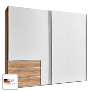 Schwebetürenschrank level 36A Beige - Weiß - Holzwerkstoff - 250 x 236 x 58 cm