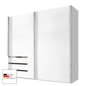 Schwebetürenschrank level 36A Weiß - Holzwerkstoff - 200 x 236 x 58 cm