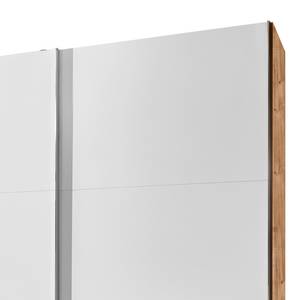Schwebetürenschrank level 36A Beige - Weiß - Holzwerkstoff - 300 x 236 x 58 cm