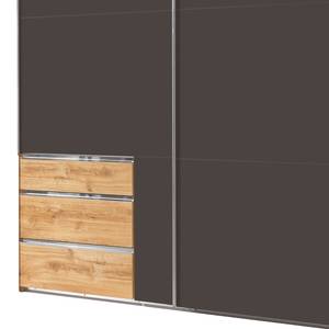 Schwebetürenschrank level 36A Beige - Grau - Holzwerkstoff - 300 x 236 x 58 cm