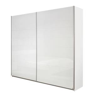 Armoire à portes coulissantes Lorca Blanc alpin / Blanc brillant - Largeur : 226 cm