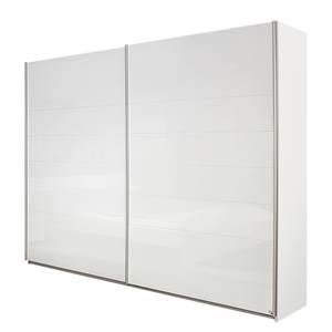 Armoire à portes coulissantes Lorca Blanc alpin / Blanc brillant - Largeur : 271 cm
