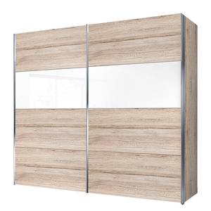 Schwebetürenschrank Four You VI Sanremo Eiche Dekor/Weißlack - Breite: 250 cm