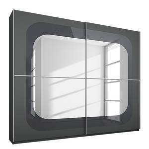 Armoire à portes coulissantes Lumos Graphite / Basalte - 226 x 223 cm