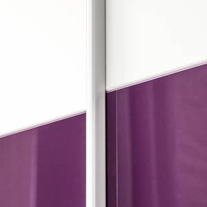 Armadio ad ante scorrevoli Quadra Bianco alpino/Color mora alpino/color Larghezza x altezza: 181 230 cm - 181 x 230 cm