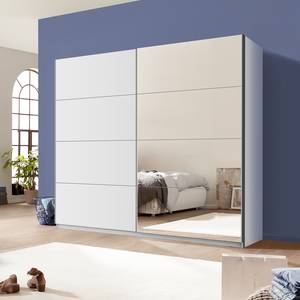 Armoire à portes coulissantes Quadra Avec miroir Blanc alpin 271 x 230 cm - 271 x 230 cm