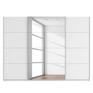 Armadio a porte scorrevoli Quadra Bianco alpino - Larghezza x profondità: 315 x 230 cm - 315 x 230 cm