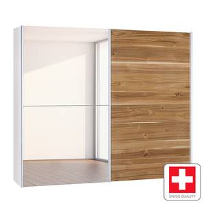 Schwebetürenschrank Cali II Echtholzfurnier Akazie - gewachst - Schrankbreite: 202 cm - 2-türig