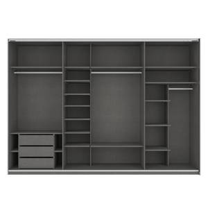 Schwebetuerenschrank SKØP Alpinweiß - 315 x 236 cm - 3 Türen - Classic