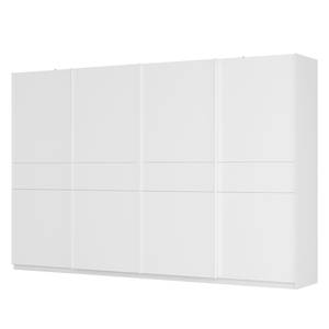 Schwebetürenschrank SKØP Alpinweiß / Mattglas Weiß - 360 x 236 cm - 4 Türen - Basic