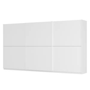 Schwebetürenschrank SKØP Alpinweiß / Mattglas Weiß - 405 x 222 cm - 3 Türen - Basic