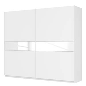 Schwebetürenschrank SKØP Alpinweiß / Mattglas Weiß / Glas Weiß - 270 x 236 cm - 2 Türen - Premium