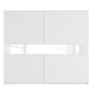 Armoire à portes coulissantes Skøp Blanc alpin / Verre mat blanc - 270 x 236 cm - 2 porte - Classic