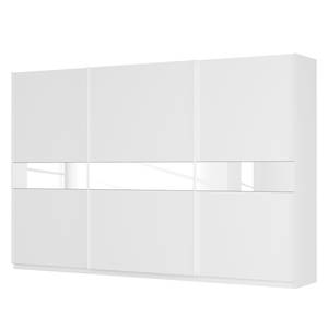 Zweefdeurkast Skøp alpinewit/wit mat glas - 360 x 236 cm - 3 deuren - Classic