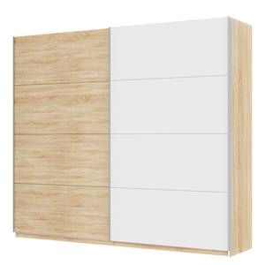 Schwebetürenschrank SKØP Eiche Sonoma Dekor / Alpinweiß - 270 x 236 cm - 2 Türen - Basic