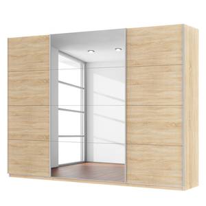 Schwebetürenschrank SKØP Eiche Sonoma Dekor / Spiegelglas - 315 x 236 cm - 3 Türen - Classic