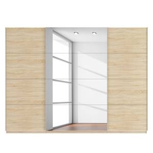 Schwebetürenschrank SKØP Eiche Sonoma Dekor / Spiegelglas - 315 x 236 cm - 3 Türen - Comfort