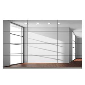 Schwebetürenschrank SKØP Graphit / Grauspiegel - 360 x 222 cm - 3 Türen - Basic