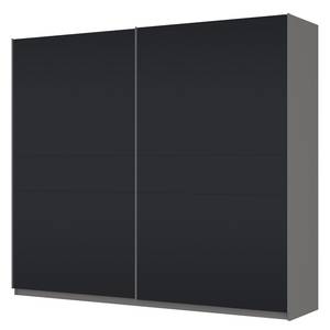 Schwebetürenschrank SKØP Graphit / Mattglas Schwarz - 270 x 236 cm - 2 Türen - Classic