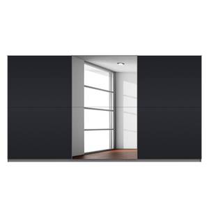 Schwebetürenschrank SKØP Graphit / Mattglas Schwarz Grauspiegel - 405 x 222 cm - 3 Türen - Basic