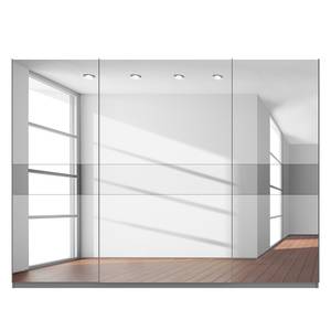 Schwebetürenschrank SKØP Graphit / Spiegelglas / Grauspiegel - 315 x 236 cm - 3 Türen - Basic