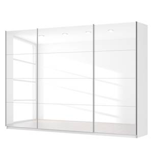 Schwebetürenschrank SKØP Hochglanz Weiß / Alpinweiß - 315 x 222 cm - 3 Türen - Premium